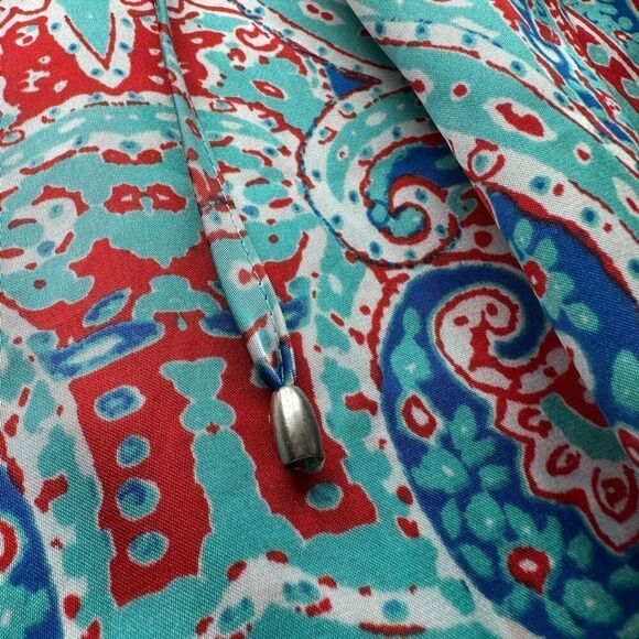 Jones New York Signature Boho Paisley Blouse & Maxi Skirt Set Sz X1 & 16 - Picture 6 of 10